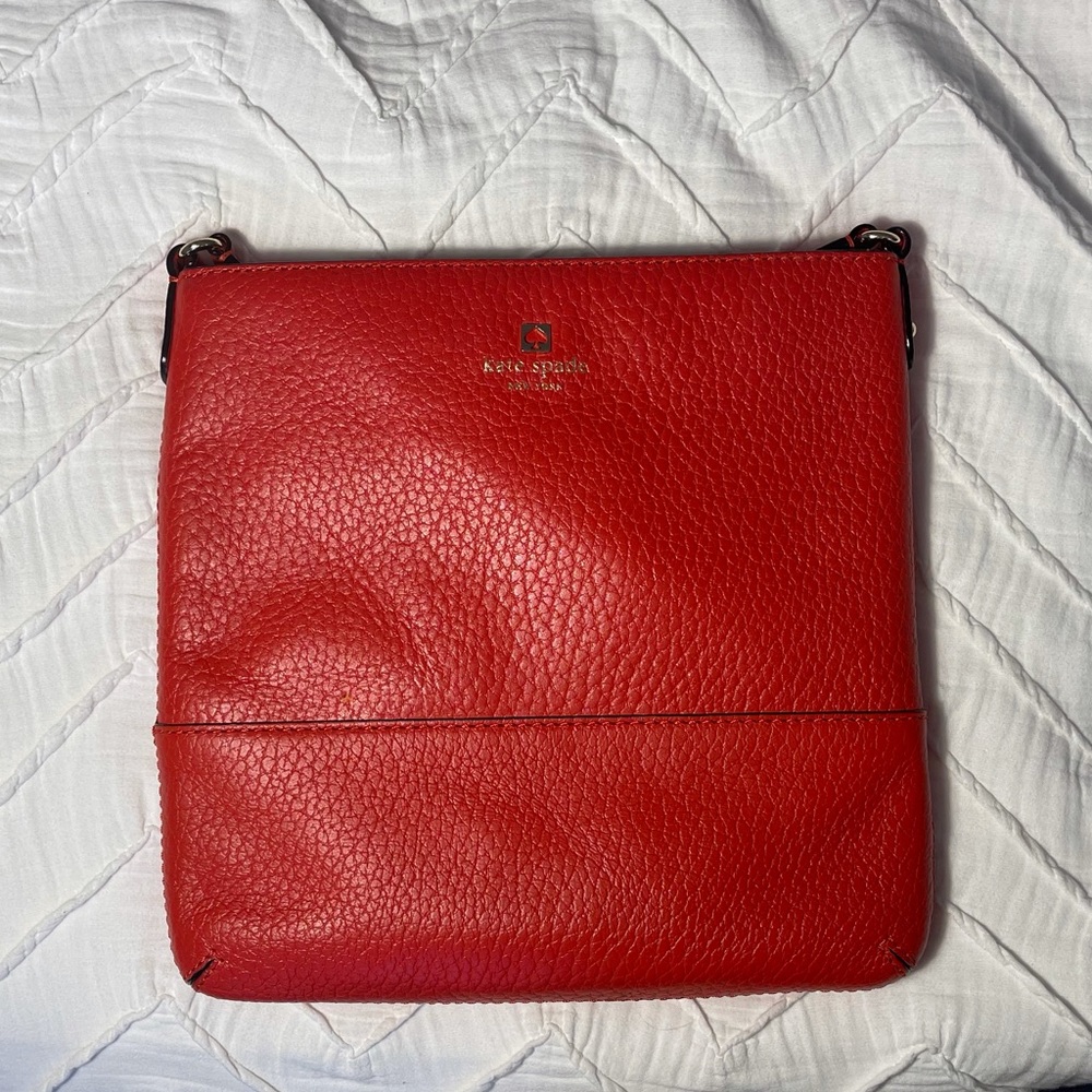 Kate Spade red leather bag